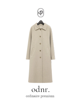 [ordinaire] 뉴 도어 핸드메이드 코트 (2color) (헤링본, 직잭블랙위크)
