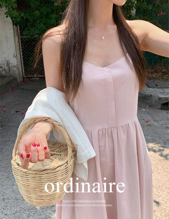 여름신상💙 [ordinaire] 에밀리 원피스 (4color/S-M/핑크M 제외 단독주문시당일발송) (나시원피스 추천)