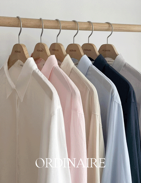 [ordinaire] 썸머 니스 셔츠 (6color/단독주문시당일발송)